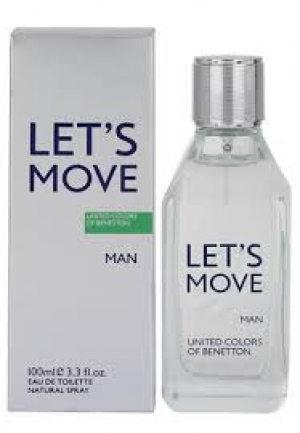 Benetton Let's Move Eau de Toilette for Men