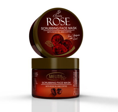 Melitis Beauty Rose Скраб за лице с роза и кафе