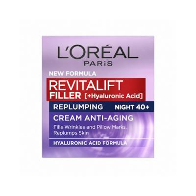 L'Оréal Revitalift Filler Нощен крем 40+