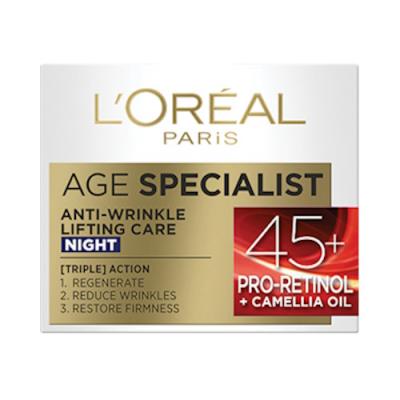L'Оréal Age Specialist Нощен крем 45+